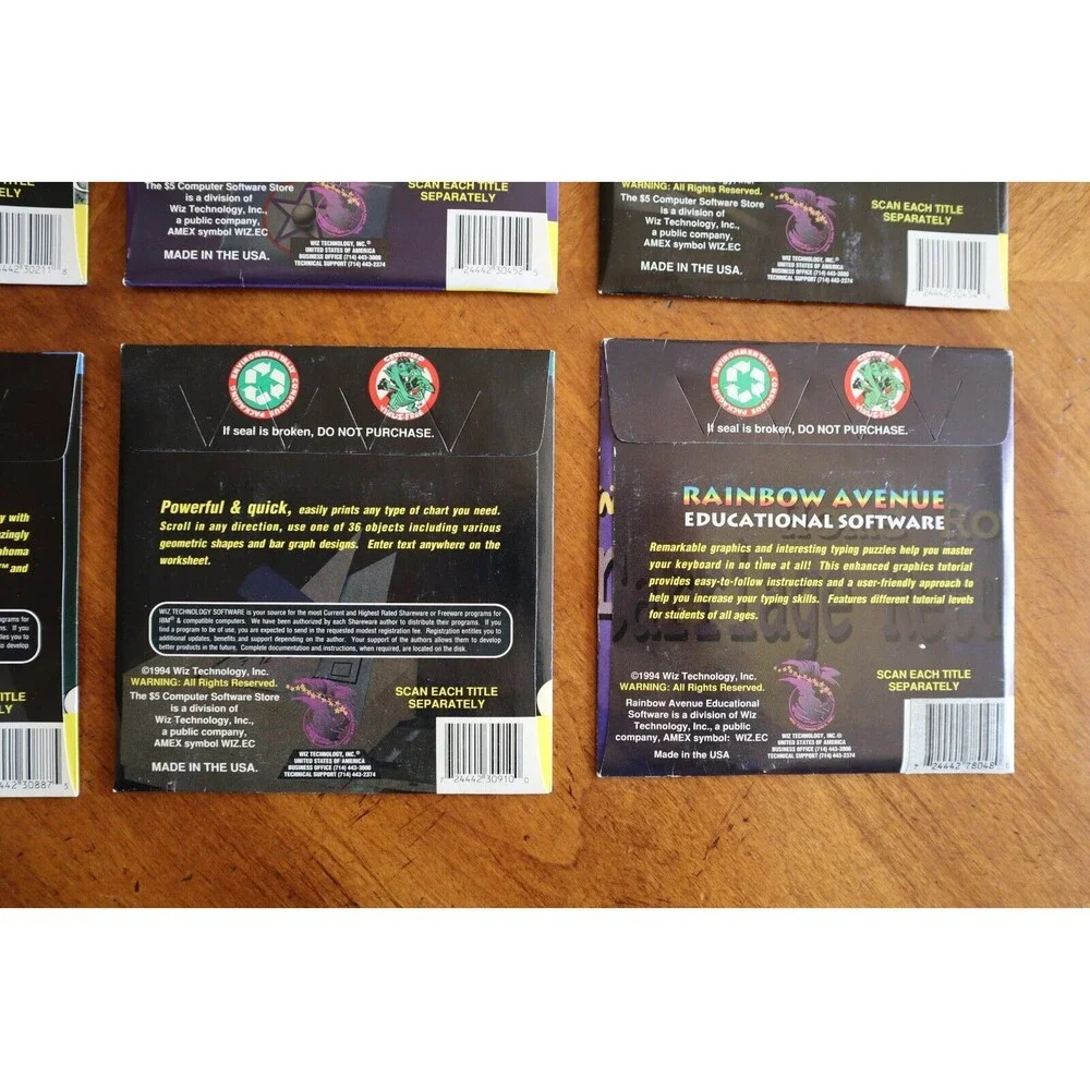 Lot Of 8 Sealed 3.5